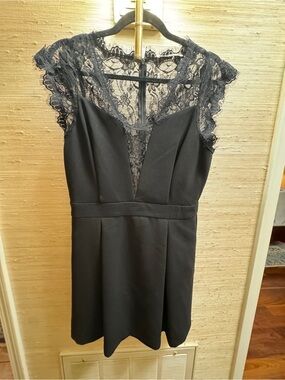 BCBGeneration Black Lace Dress